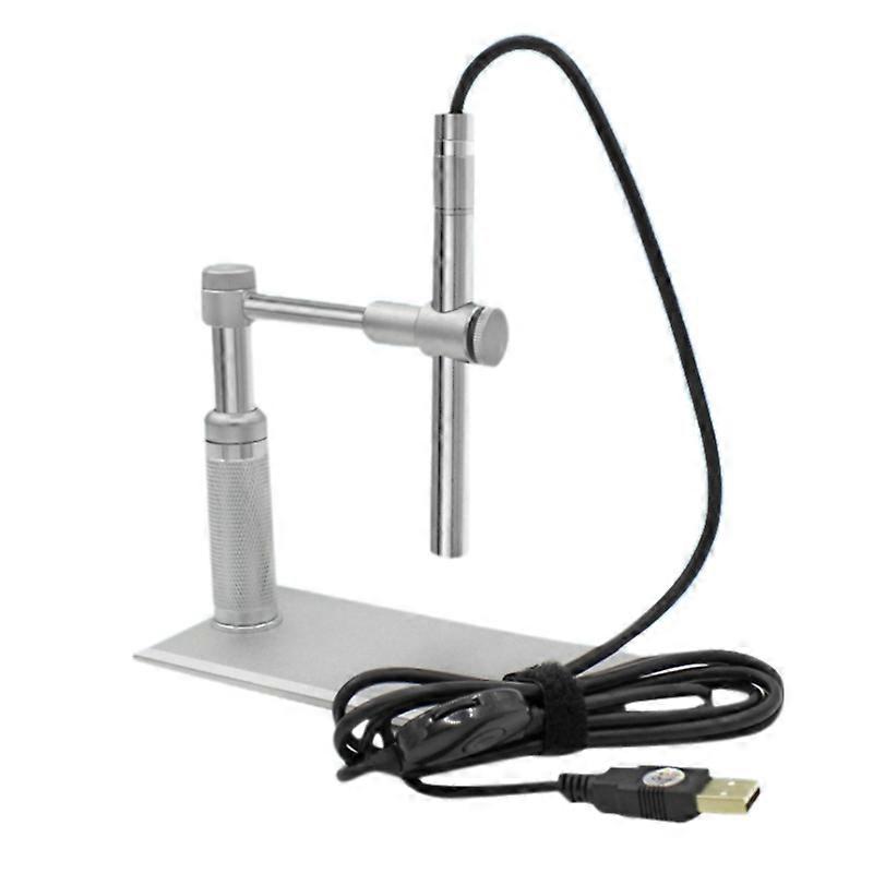 2MP USB ψηφιακό μικροσκόπιο 500X 8 LED κάμερα Stand μικροσκοπία CMOS αισθητήρα ελέγχου 2 Megapixel