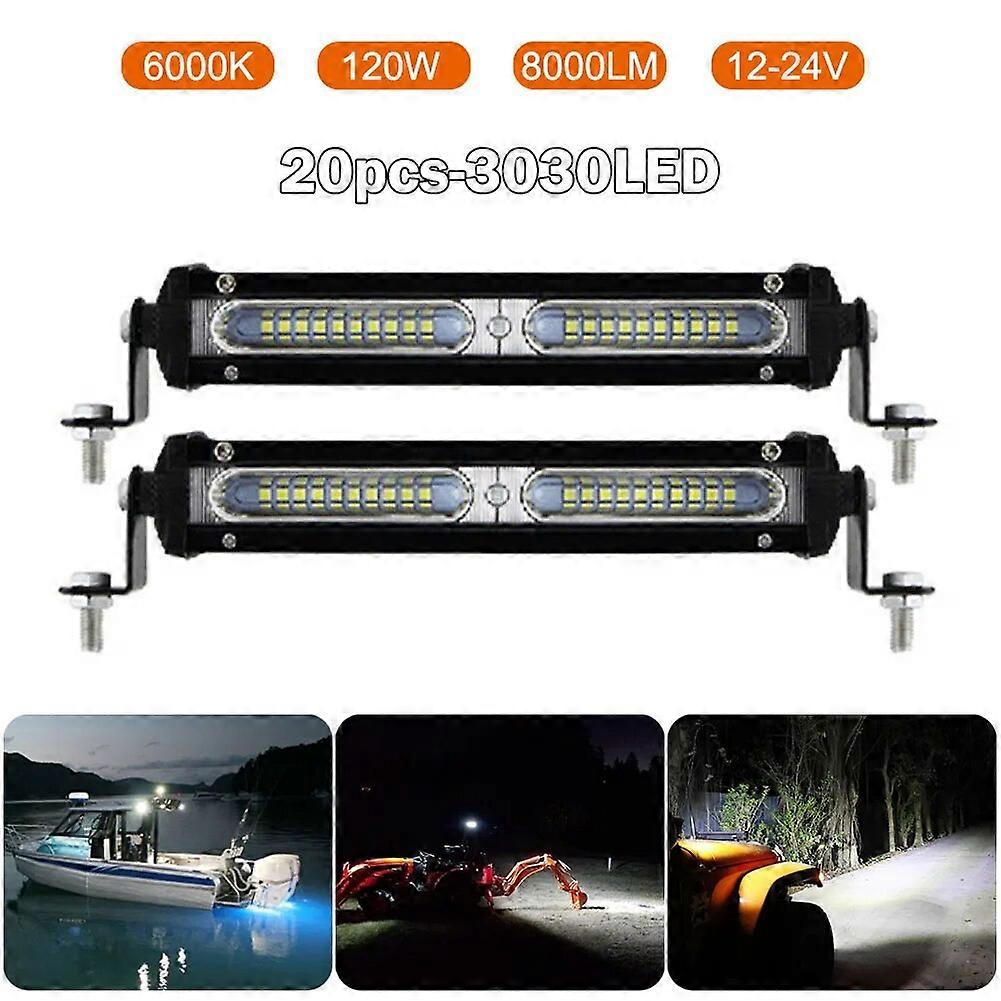 4x4 Off road Led Light Bar 7" inch Driving Fog Lamp Work Light Led Bar For Motorcycle Offroad SUV ATV Tractor 12V 24V ST1M447