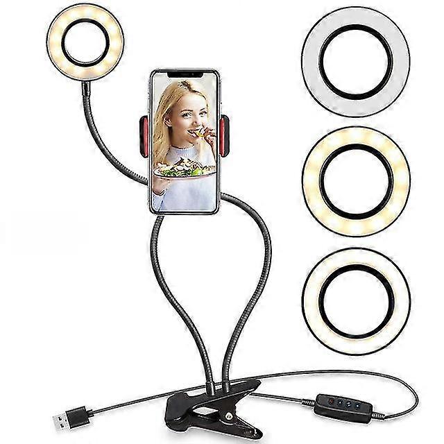 Selfie Ring Light With Flexible Mobile Phone Holder