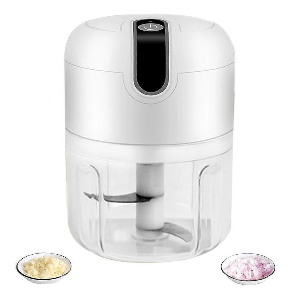 Mini Garlic Chopper, Portable Food Processor, Vegetable Chopper Onion Mincer, with USB Charging
