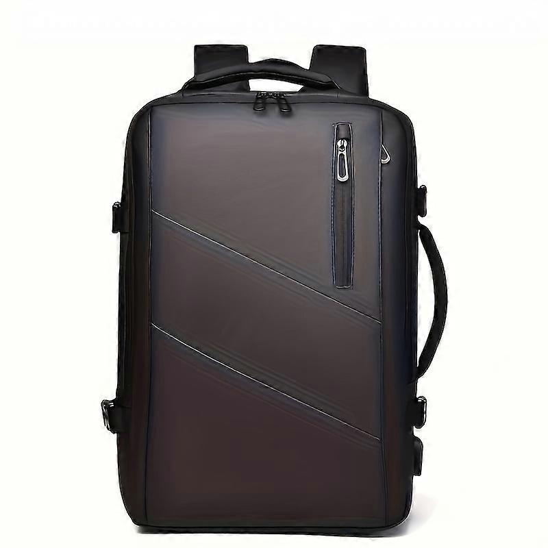 Men's Large Capacity Backpack, 15.6in Laptop Backpack, Extendable Backpack For Travel, Business, School