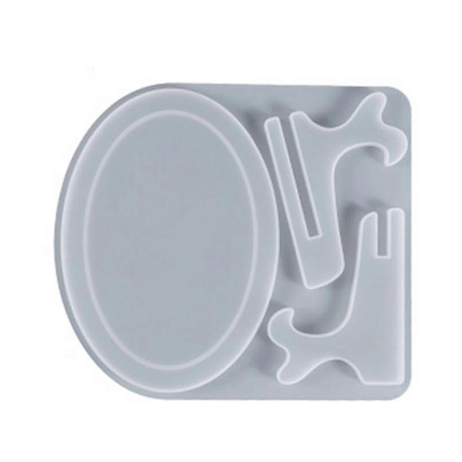 Picture Frame Resin Mold Photo Frame Silicone Mold With Display Stand Molds Rectangle Oval Irregular Shapes For Personalized