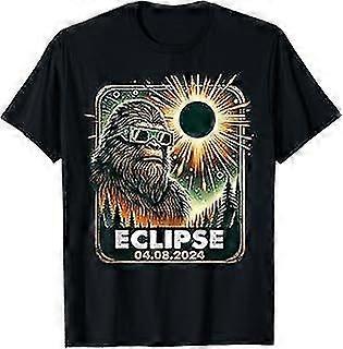 Bigfoot Total Solar Eclipse 2024 Sasquatch Eclipse Glasses T-Shirt Exquisite Workmanship