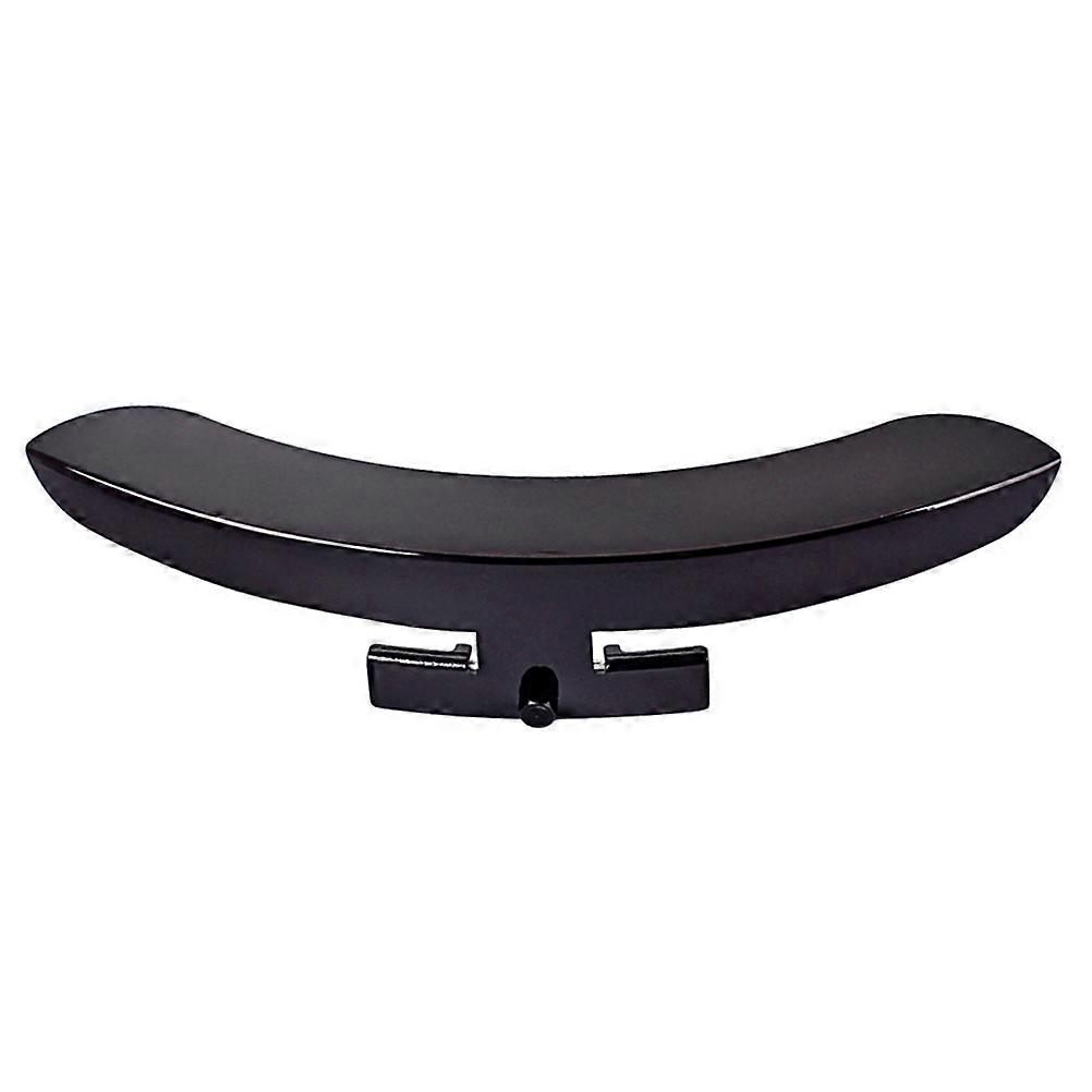 Zinc Alloy Banjo Armrest Replacement Mirror Finish Single Leg Banjo Part (Black)