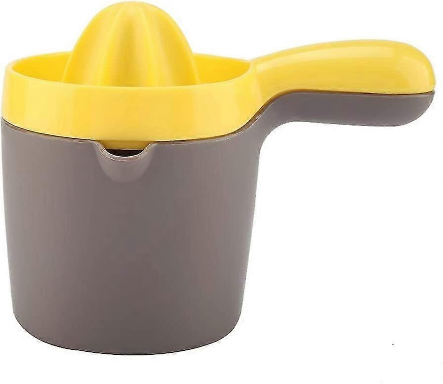 Lemon Squeezer,fruit Manual Rotation Squeezer With Squeezing Reamer Lid With Strainer And Container