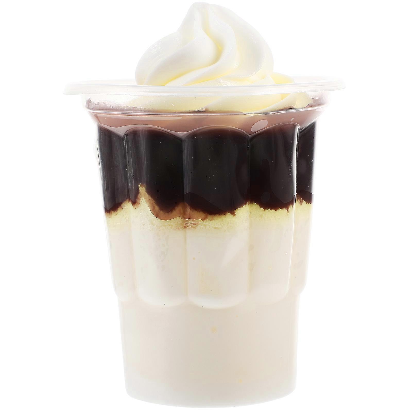 Realistic Ice Cream Model Food Display Prop Ice Cream Toy Photo Prop Party Fake Ice Cream