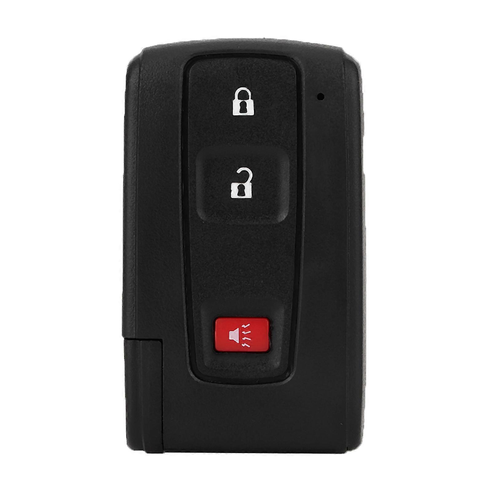 3-Button Remote Key Fob Case Shell with Embryo Fit for Toyota Prius 2004-2009