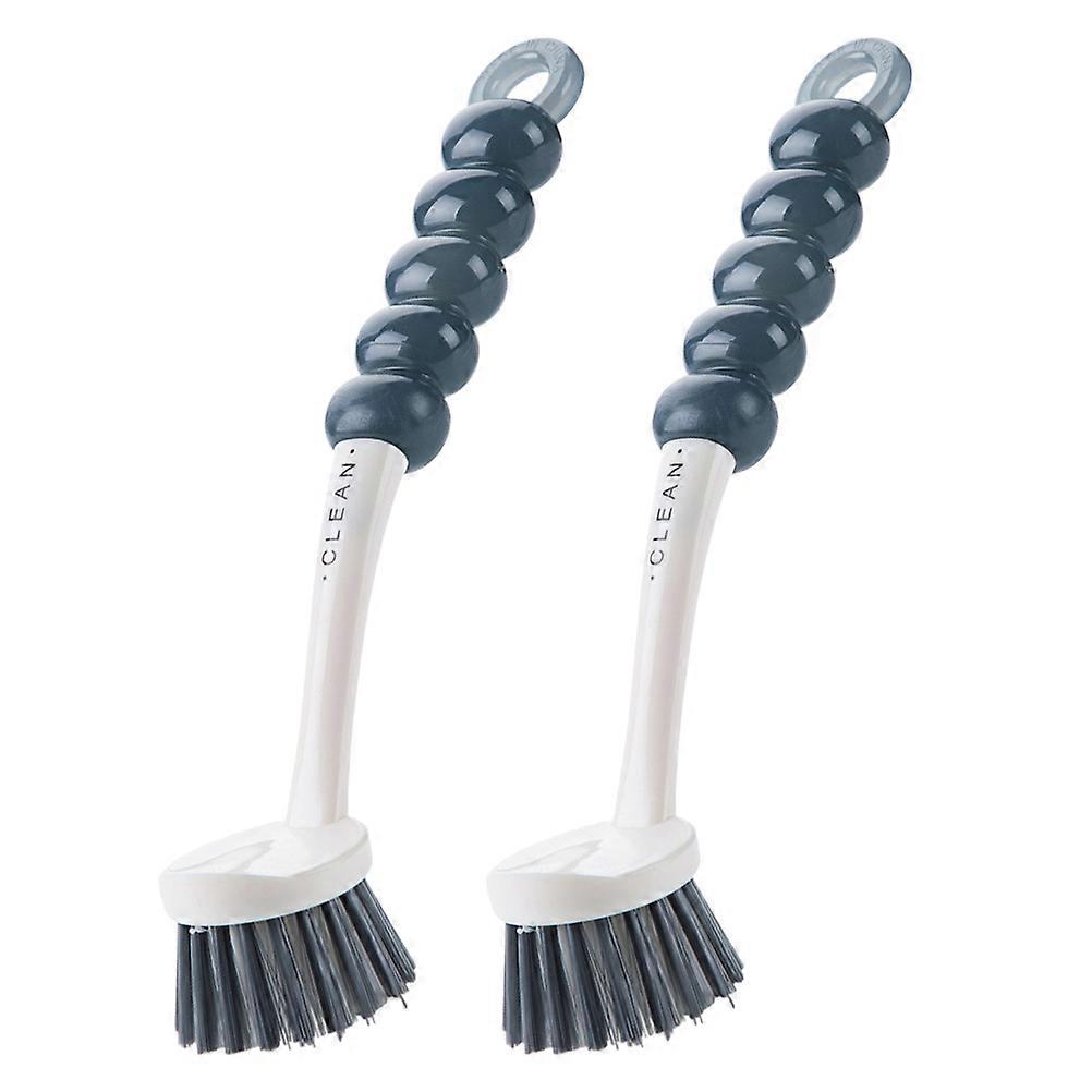 2 pc Plastic Brush Multipurpose Cleaning Brush Pot Brushes Dish Brush