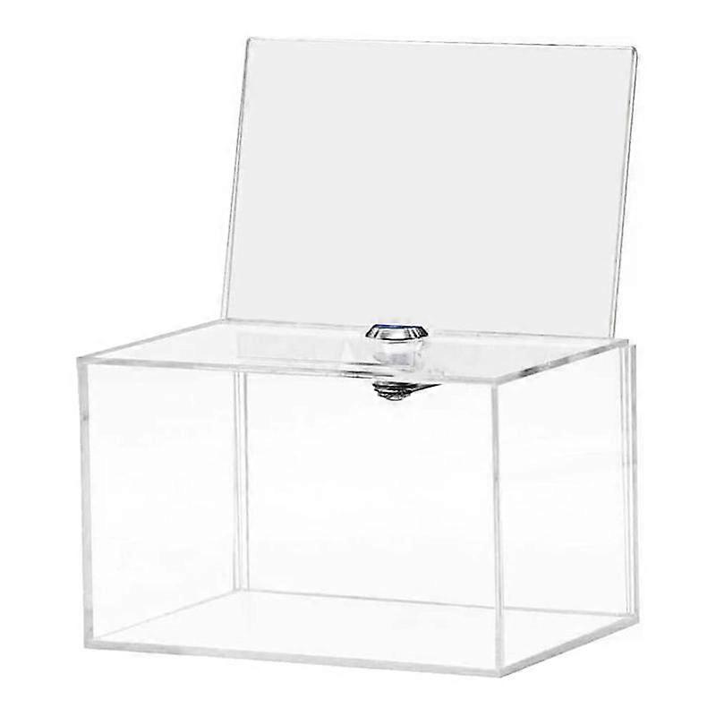 Acrylic Donation Box - Box for Voting, Charity, Polls, Surveys