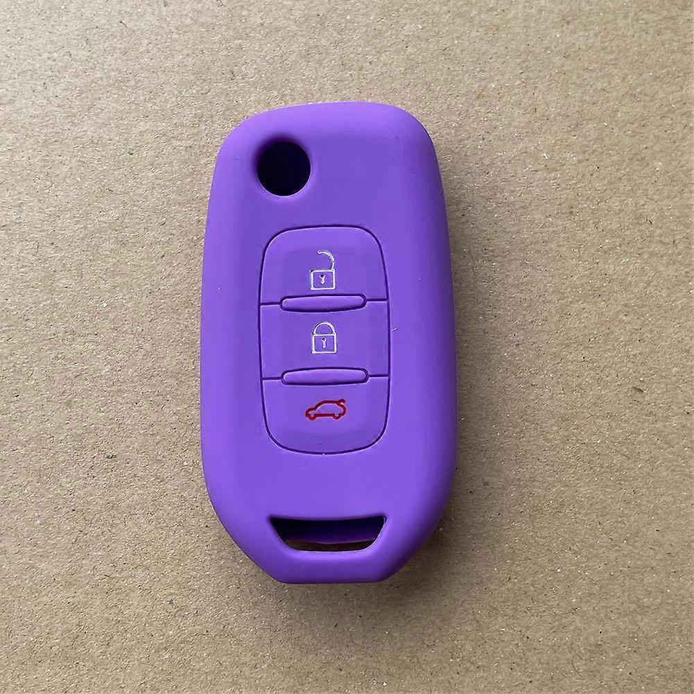 New Silicone Car Key Cover Case Holder for Renault Duster Megane Duster Sandero Kangdoo Captur Twingo 3 buttons car key Skin JOHX