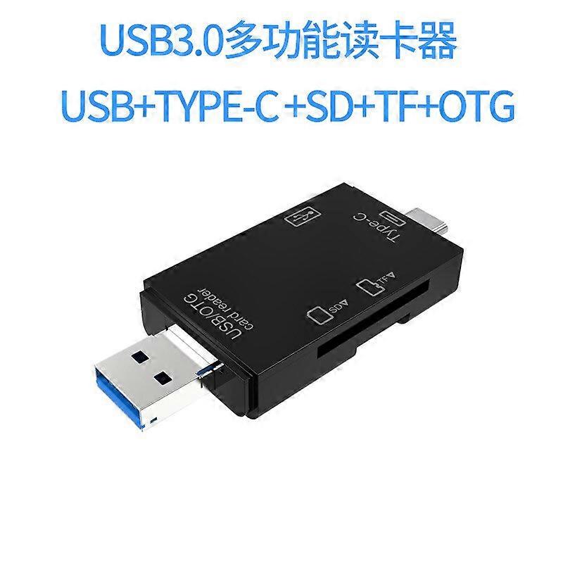 USB3.0 Card Reader Type C, for Android Laptop, Multifunction, OTG2.0 SD / TF / U, Disc, Fast, Authentic