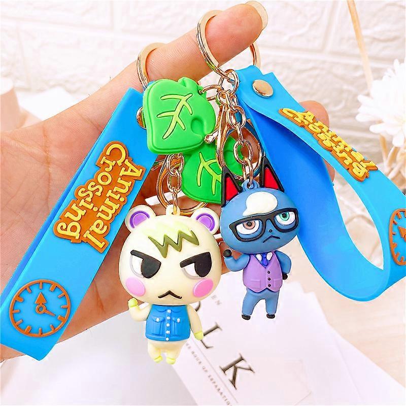 Animal crossing cute keychain 2PCS