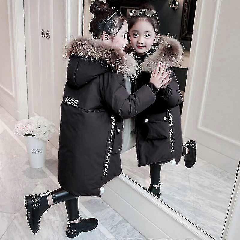 Veste Parka d’hiver pour filles avec capuche thermique