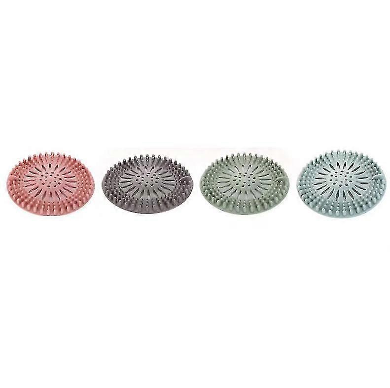 Shower Drain Cover, Silicone Shower Extender Filter Tube Drain Extender Plug, (8 Pieces)