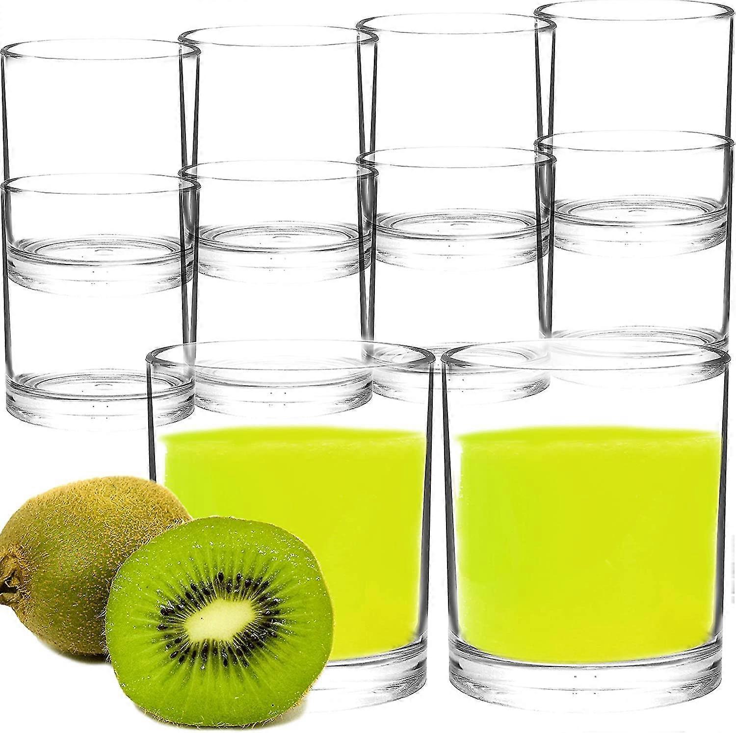 8 Plastic Cups, Plastic Cups, Reusable Plastic Cups, Shatterproof Cups, Drinking Glasses (12 Ounces)