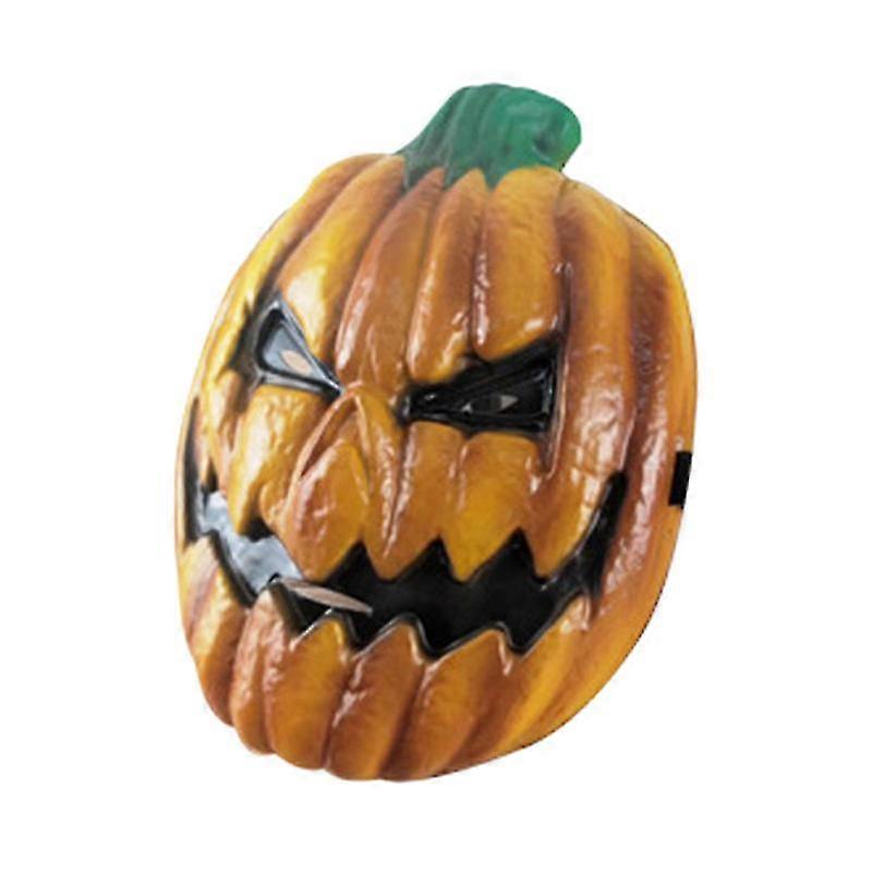 Halloween Mask Pumpkin Face Mask Costume Prop For Masquerade Cosply Halloween Costume Party Performance (Style A)