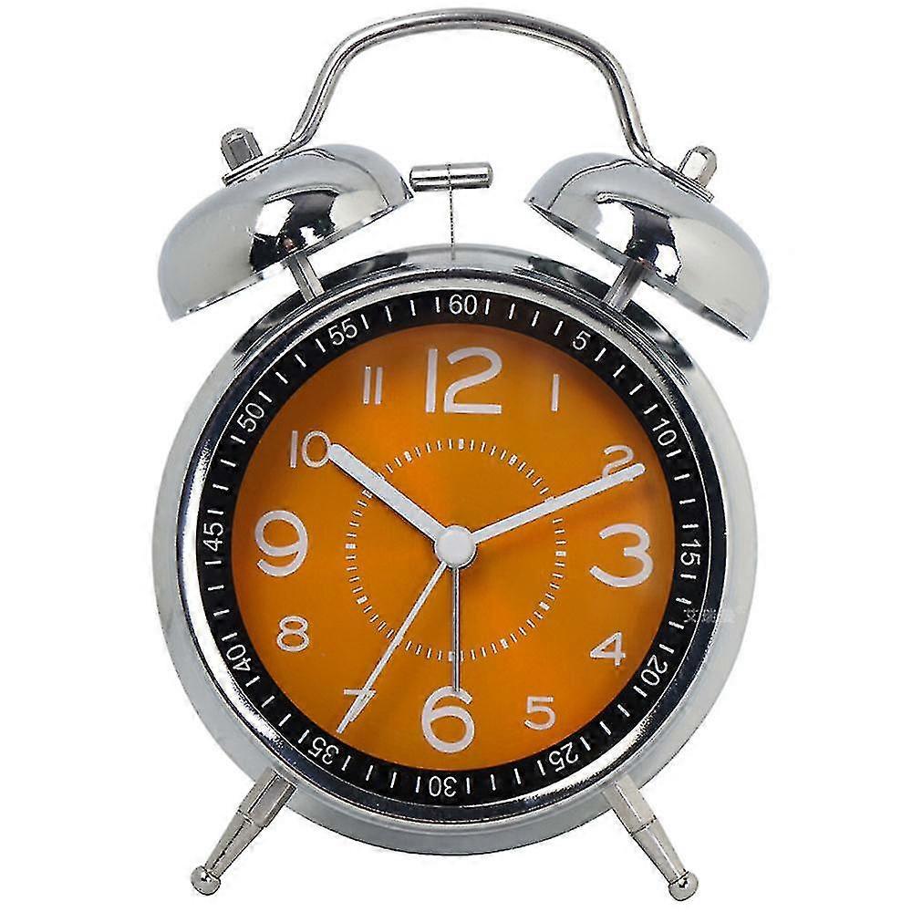 Loud Alarm Clock For Heavy Sleepers Adults, Silent Non-ticking Quartz With Backlight,twin Bell - MMIAO