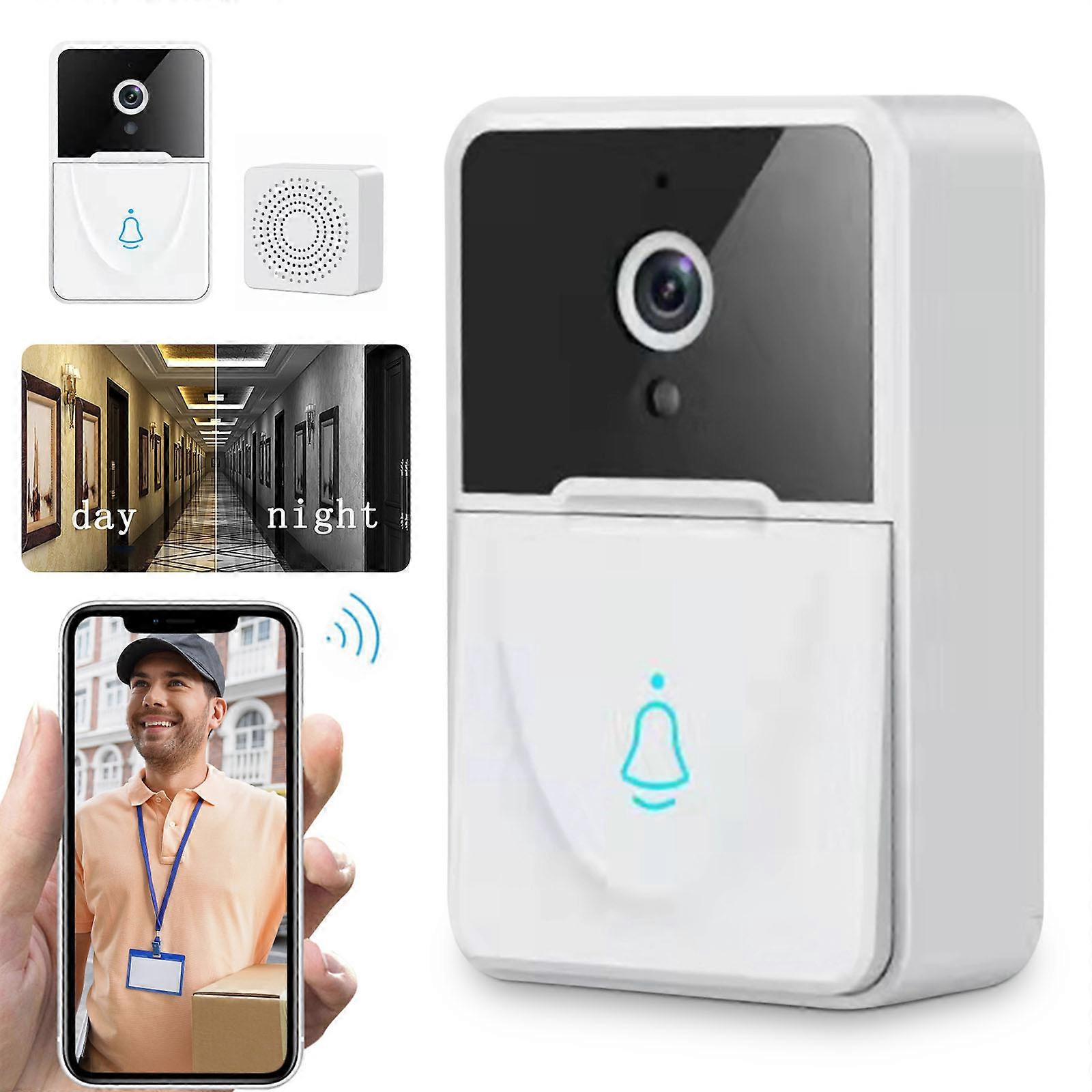 Universal Smart Home Video Doorbell Wifi Camera Wireless Doorbell Call Intercom Video Automatic Induction Wireless Smart WiFi Door Bell