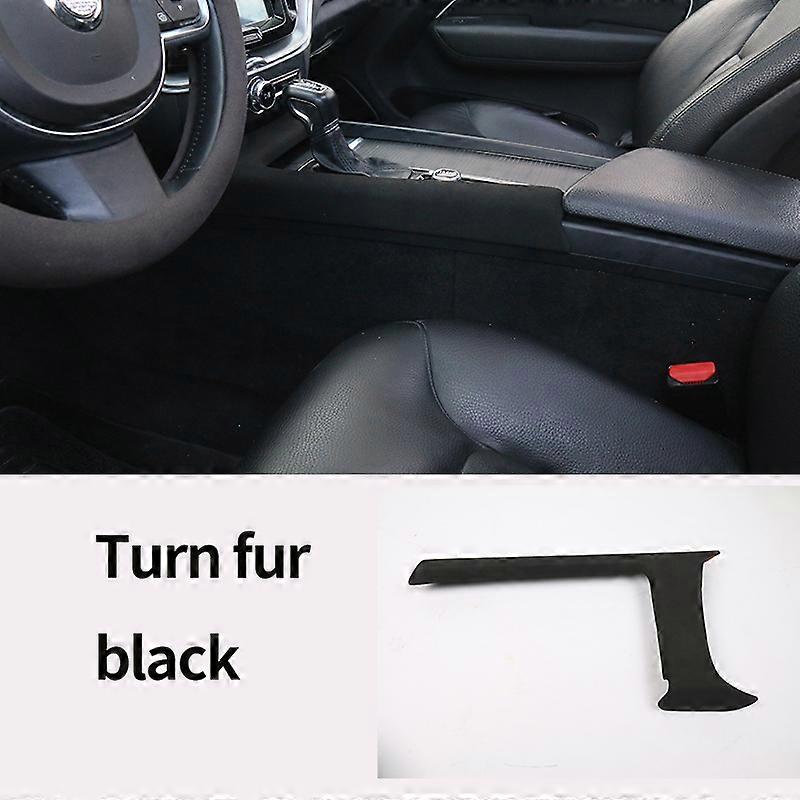 Styling vozu pro Volvo XC60 S60 V60 střed Dekorace ovládacího panelu Semiš/kůže Auto samolepka Ochranný panel