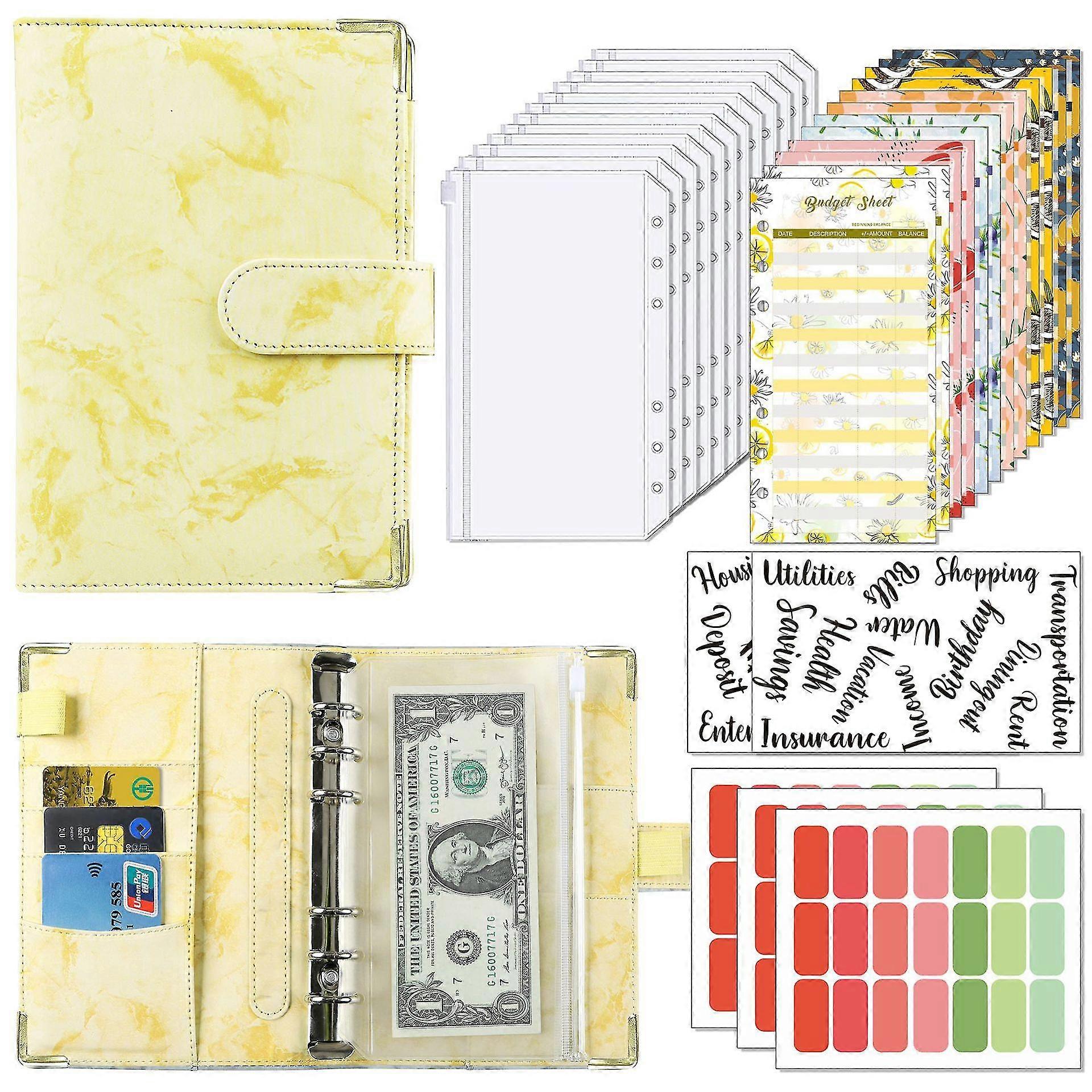 A6 Flipbook Buget Cartea marmorat Notebook carte de piele