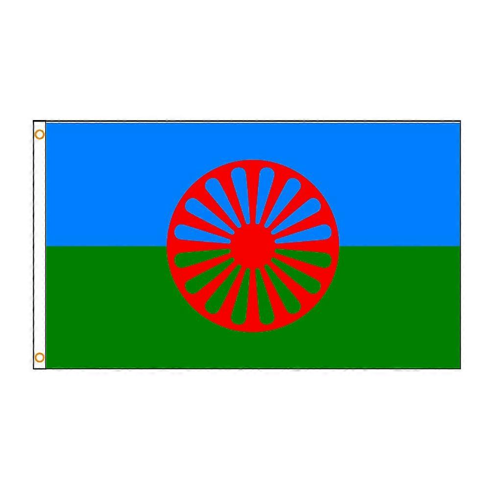 90x150cm Gypsy Flag Romani Peoples 3ft x 5ft Polyester Banner | Fruugo UK