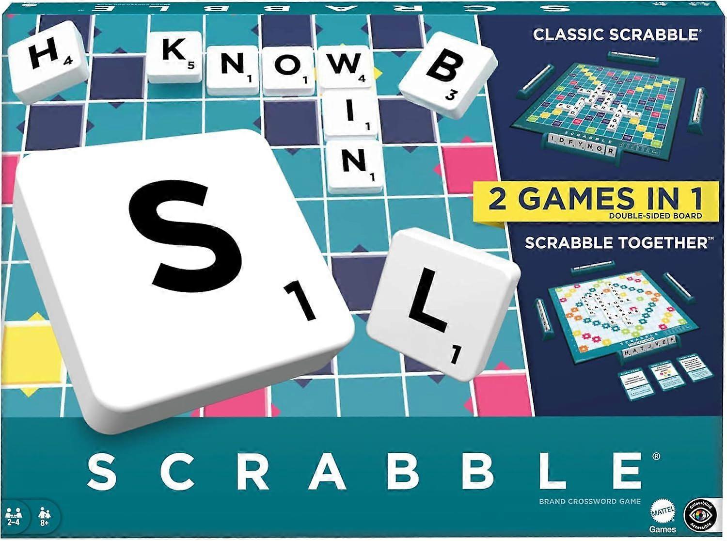 Scrabble - Classic 2 in 1 Board Game Kids Toy