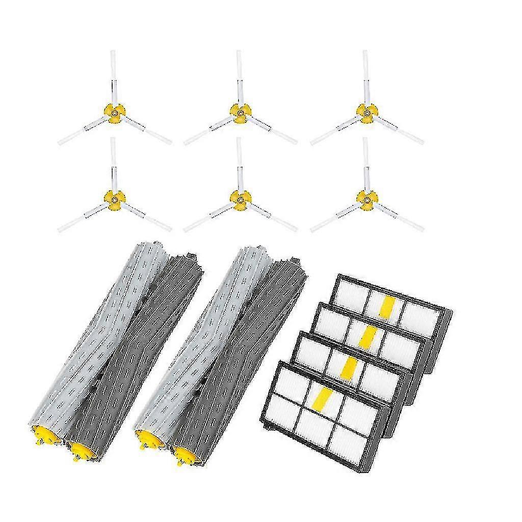 Side Brush&hepa Filters&bristle Brush Replacement For I-robot Roomba 900 960 980