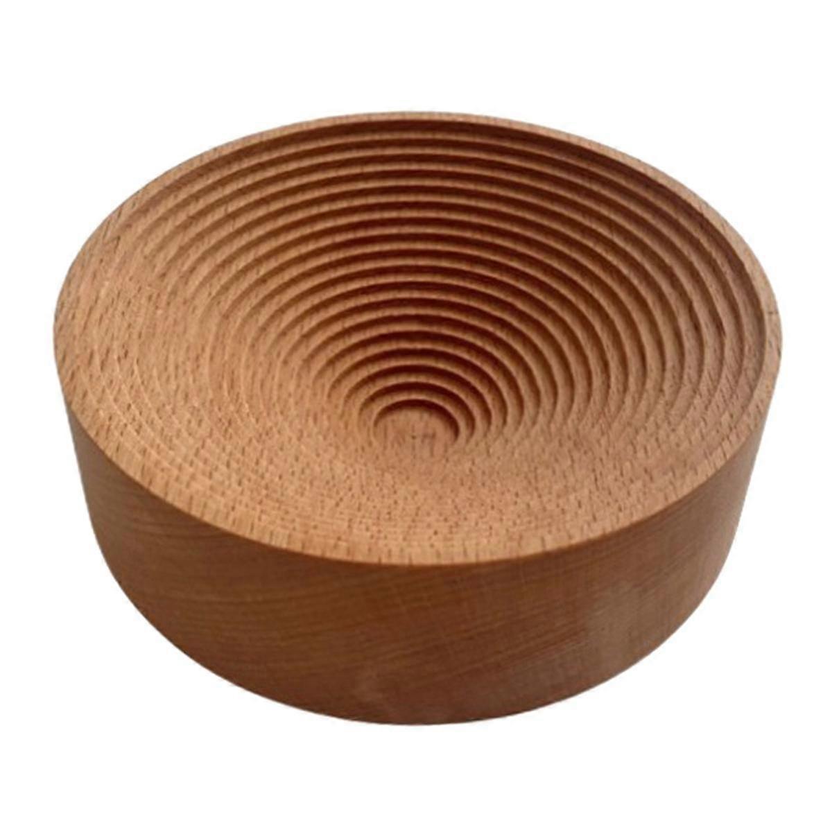 Kitchen Organizer Wooden Spiral Tray Decoration Food Plate Tray Candle Holder Wooden Pallets Water