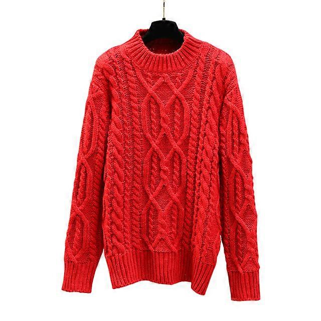 suéter Nuevo Suéter cálido de lana gruesa Fruugo ES