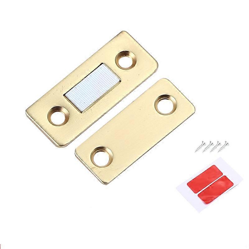 5 Pairs Ultra-thin Invisible Magnetic Door Stoppers Drawer Magnet Catch With Screw