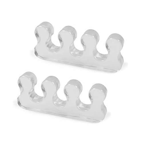 2 Pieces Toe Separators Hallux Valgus Silicone Toe Separators, Correction for All Toes, Soft Bandage, Toe Separators