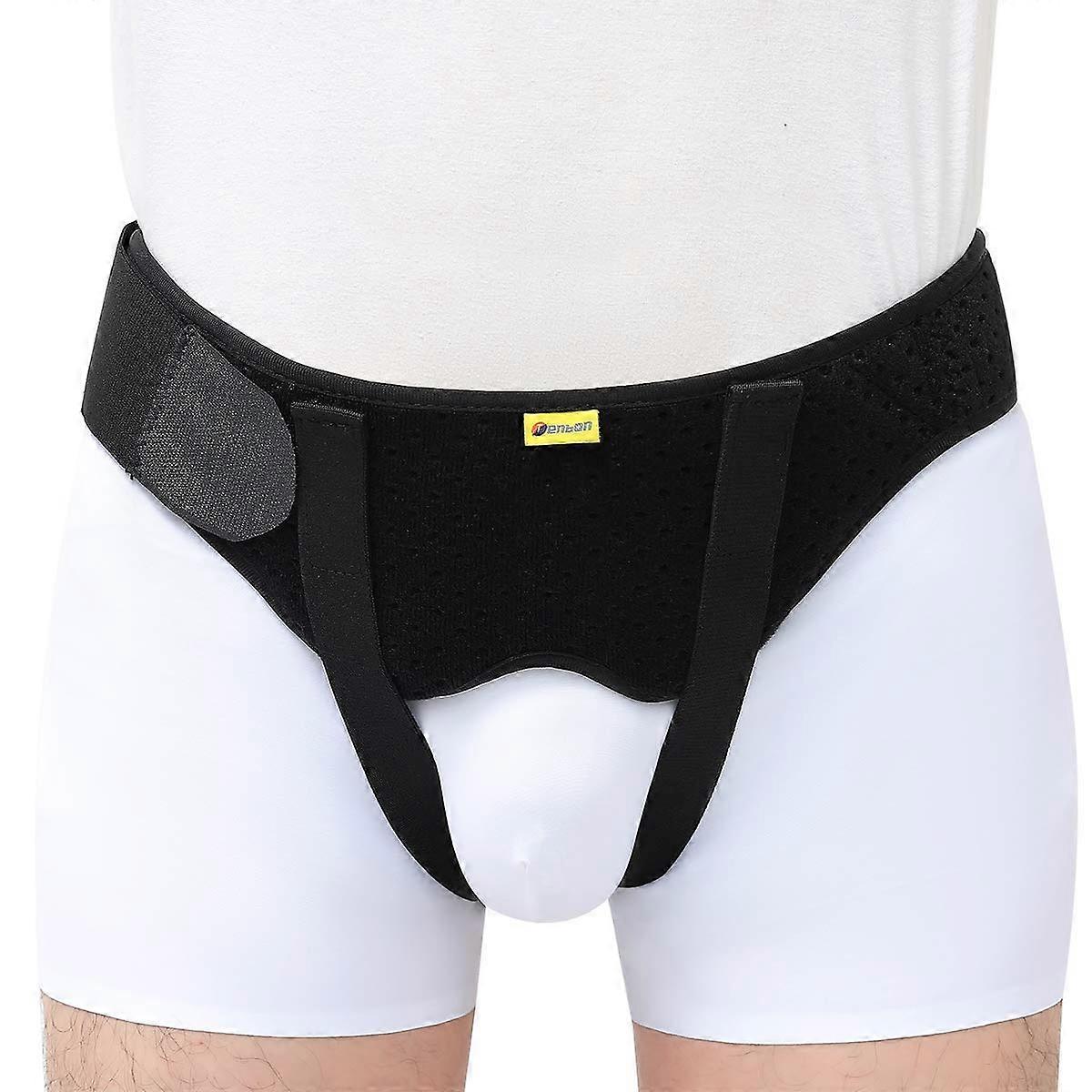 Hernia Belt for Men and Women Flexible Adjustable Hernia Belt Hernia Support Pain Relief with 2 Removable