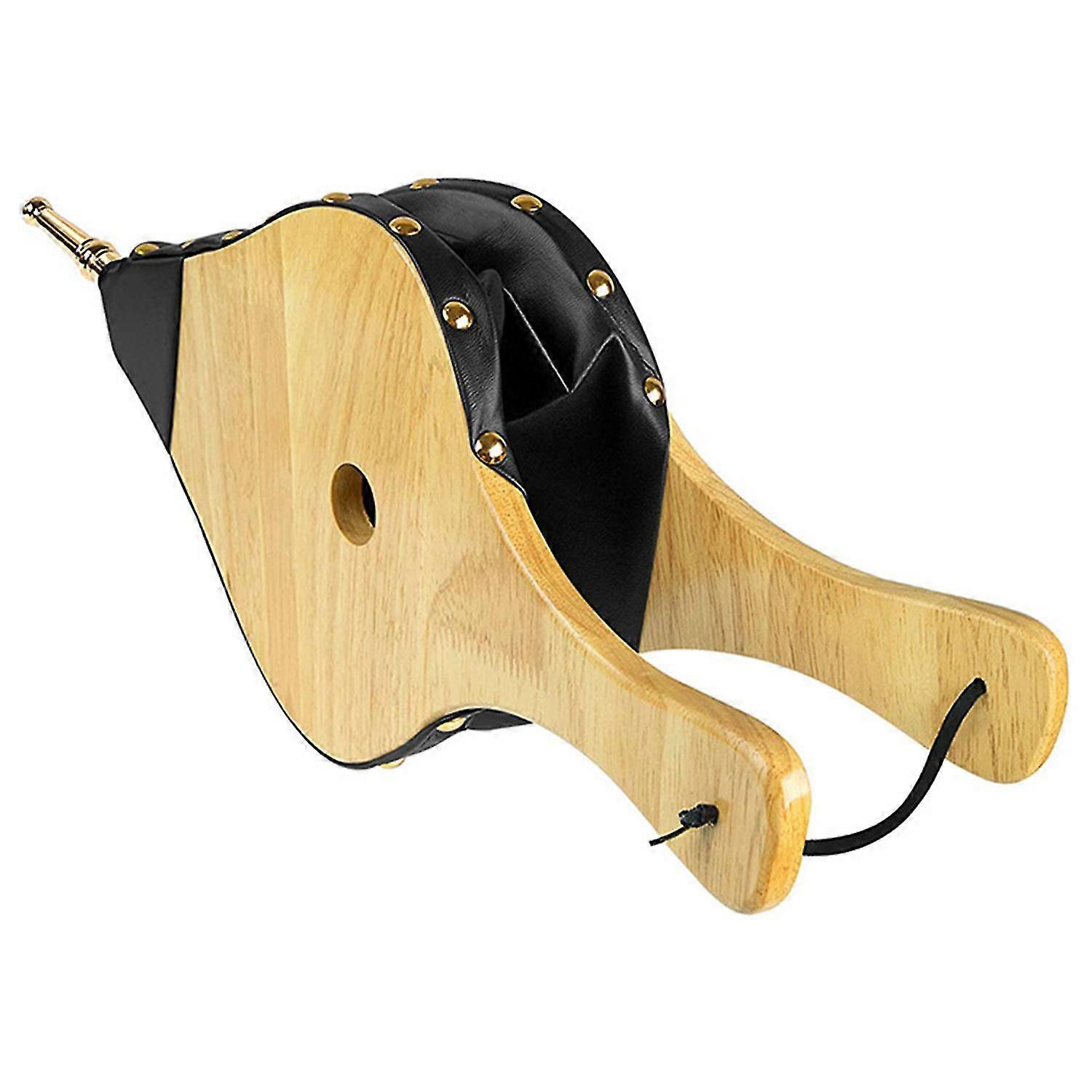 17 بوصة × 7.5 بوصة منفاخ خشبي منفاخ ، منفاخ هواء خشبي - أسود