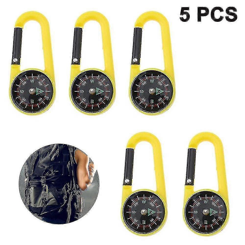 5pcs Plastic Compass Clips ,camping Supplies