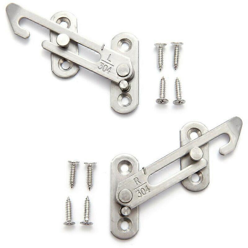 entrebilleurs de fentre en- En acier inoxydable 304 Avec vis - Pour fentre gauche et droite,(2Pcs,argent