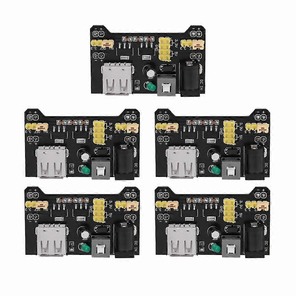 Lot de 5 modules d'alimentation 5 V/3,3 V dédiés pour platine d'expérimentation