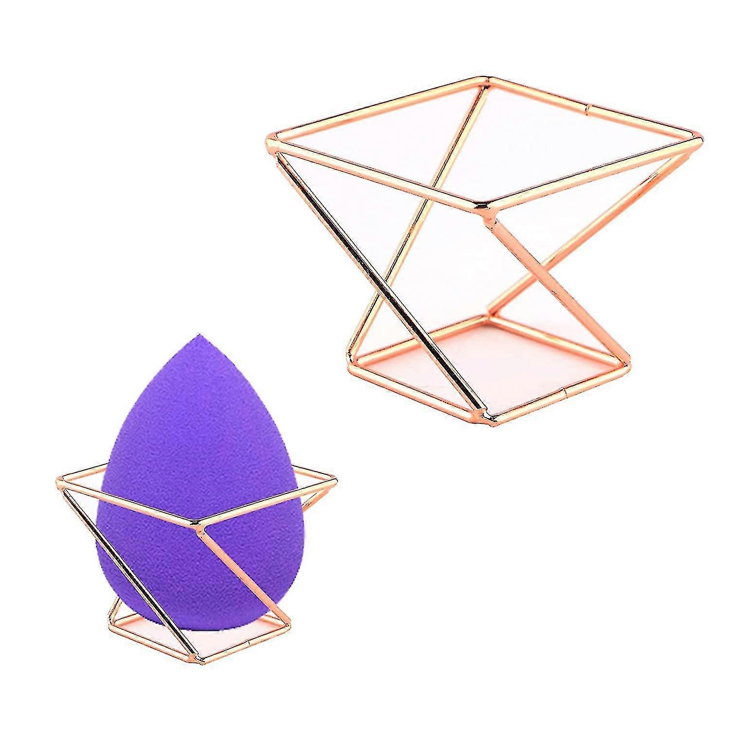 2pcs Beauty Sponge Holder (rose Gold)