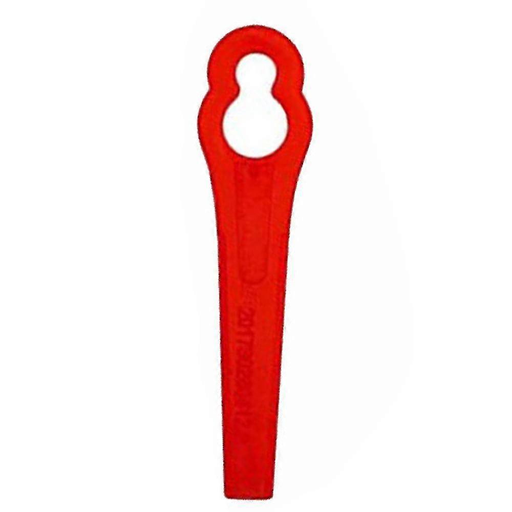48pcs Plastic Cutter Blade Replacement Mower Trimmer Lawn Cutting Tools Red-sy