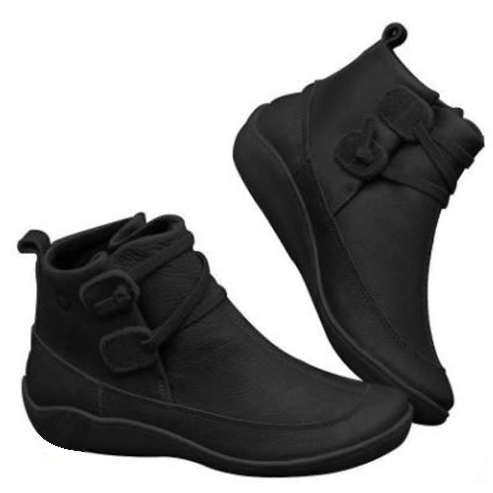 Women's Winter Boot Waterproof Anti-slip Shoes Leather Rain Boot For Thanksgiving Christmas Gifts