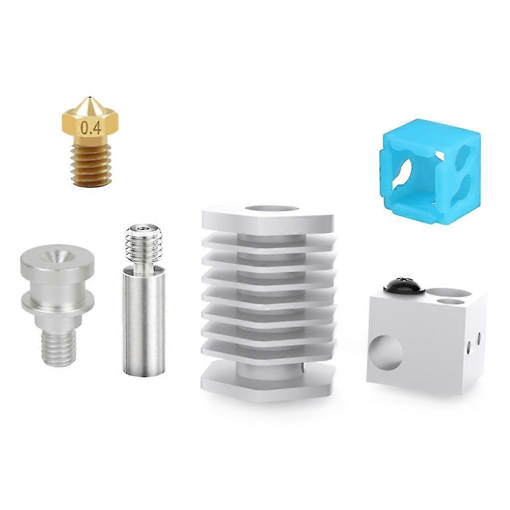 Metal High Temperature Hotend Bimetal Heatbreak Plated Copper Block Nozzle