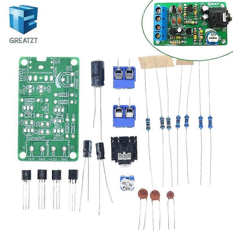 White Noise Signal Generator DIY Kit Electronic Kit 2-Channel Output for Burn-in Test Therapy on Insomnia Noise Generator