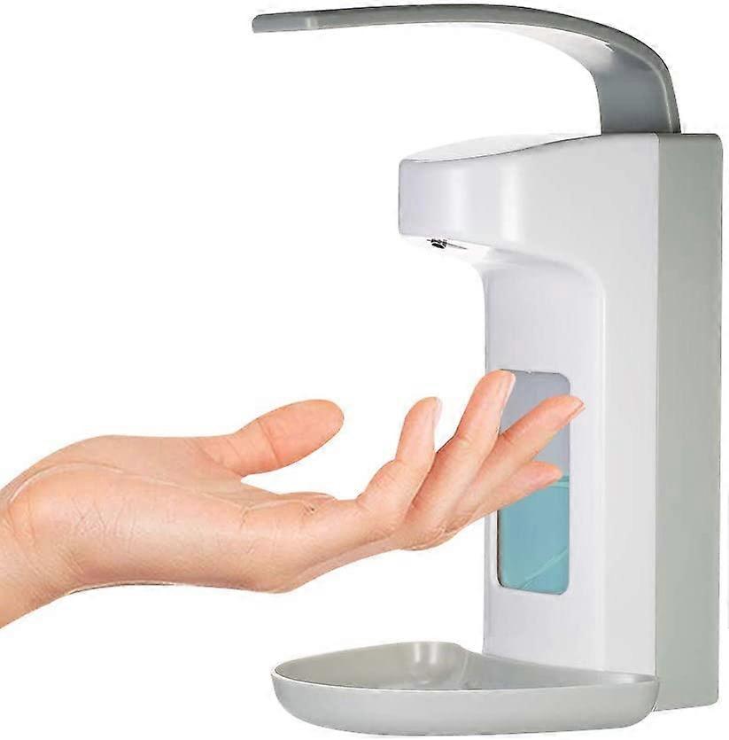 Disinfectant dispenser with drip tray