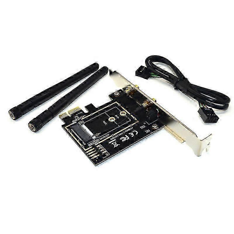 M.2 Wifi Adapter M2 Ngff Key A-E to Mini Pci Express Wifi Raiser PCI-E 1X NGFF Wireless Support Min