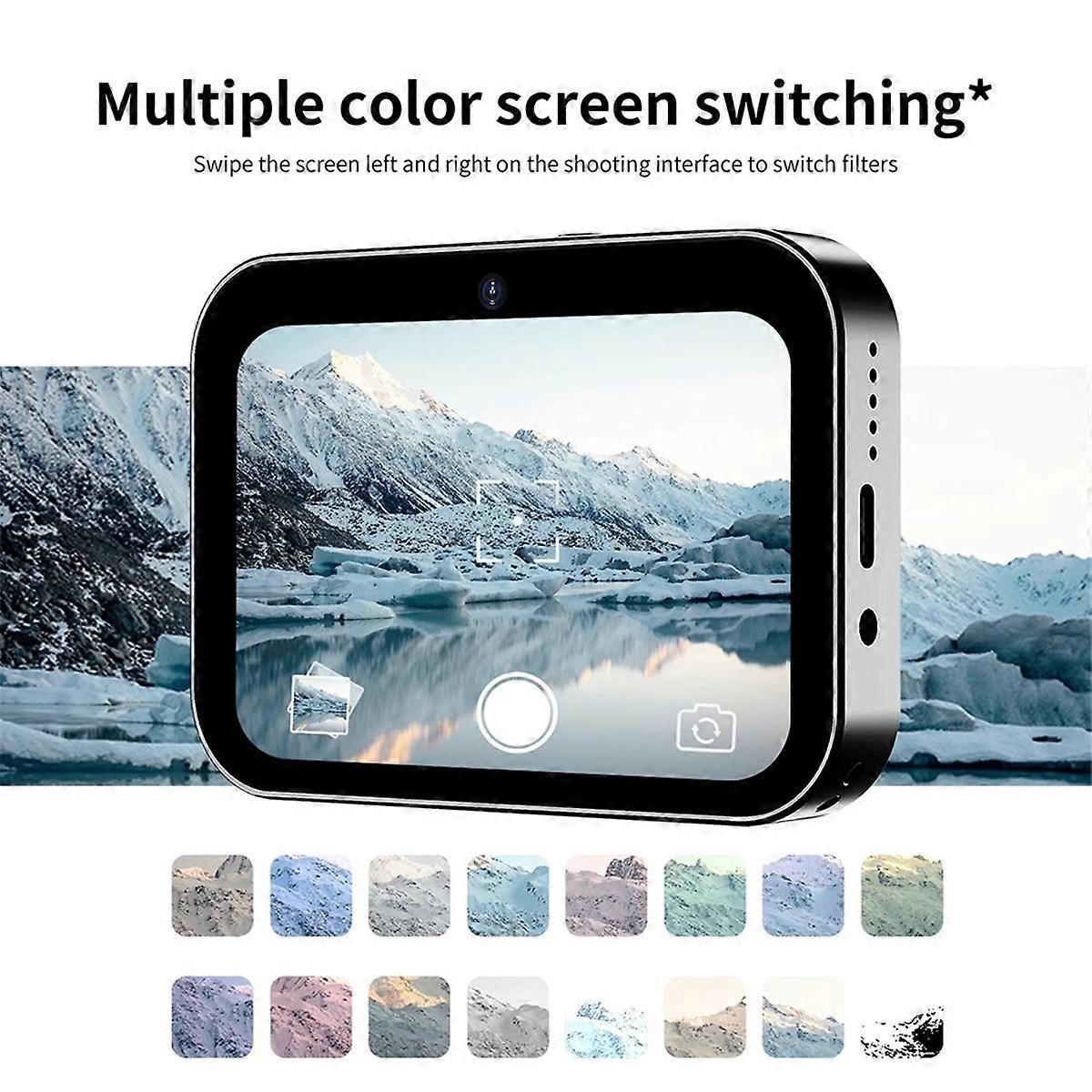 4K CCD Digitale Camera 64MP Digitale Flash Video Camera met Touch Screen 16X Digitale Zoom IR Nachtzicht Camera Wit