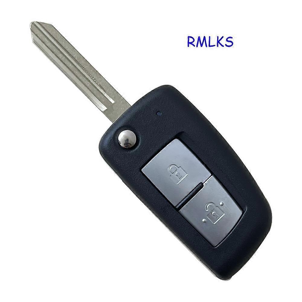 Remote Car Key Shell 2/3/4 Buttons For Nissan Qashqai Sunny NV200 Auto Remote Folding Key With Uncut NSN14 Blade