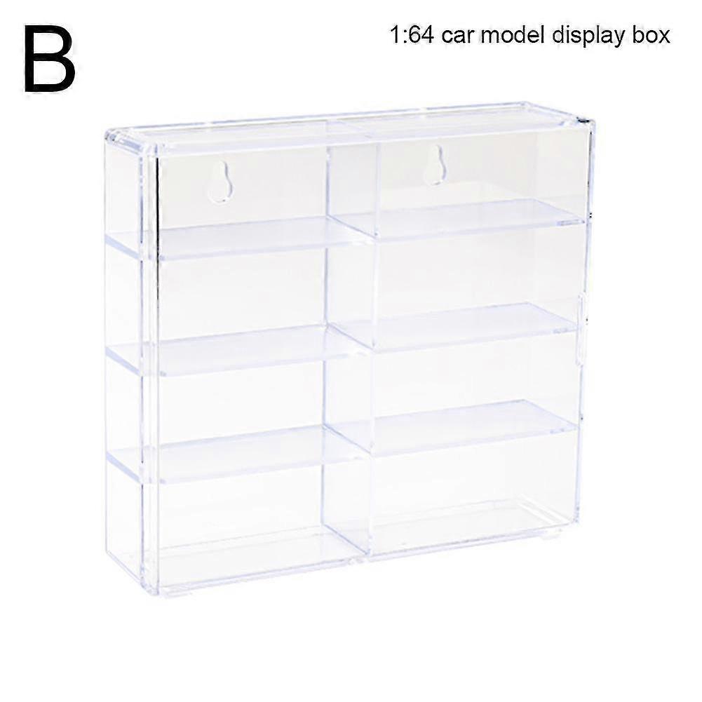 01:64 For Hot Wheels Display Box Bil Modell Toy Cabinet Rack For Hotwheels Biler Helstøpt Storage Akryl Dustproof Display Box