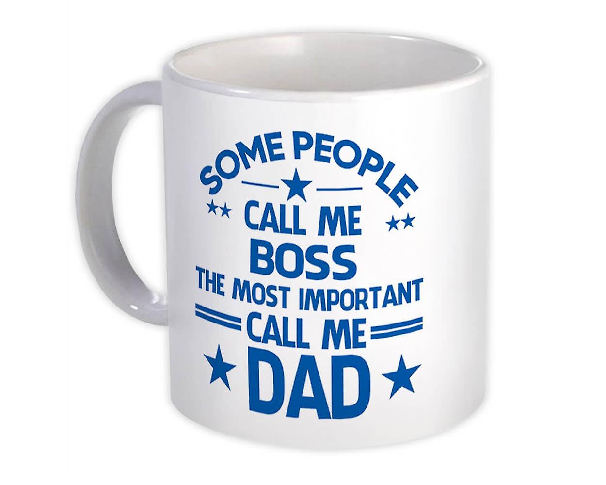 Gift Mug: BOSS Dad Important