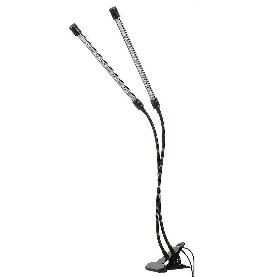 10W Dual Heads USB Clip Timing LED Growth Light