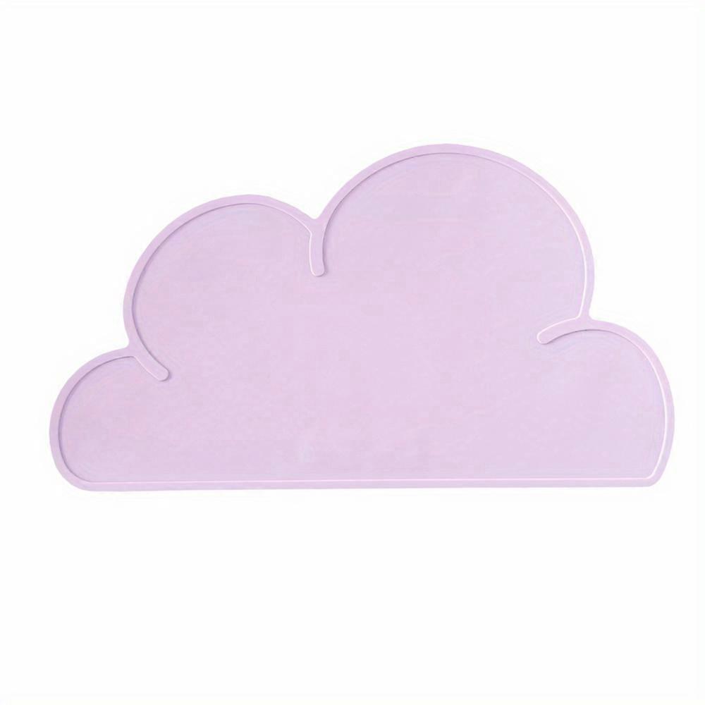 1pc, Cloud-shaped Placemat, Silicone Mat, Waterproof And Heat-insulating Kitchen Tool, Easy To Clean, Home Decor