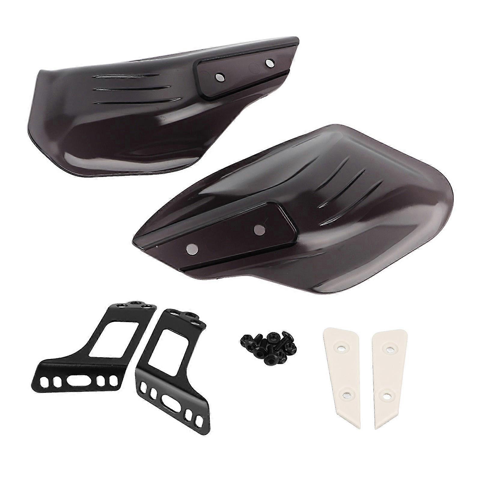 Motorcycle Hand Guards Handlebar Protector Protective Hand Shell Protection (Dark Brown)
